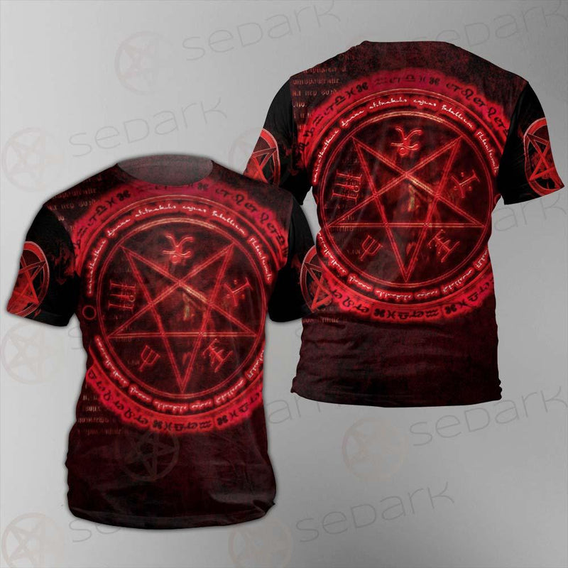 Satanic Red Art SED-0596 Unisex T-shirt