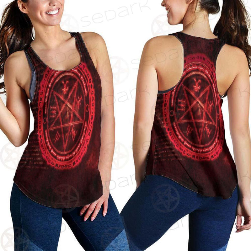 Satanic Red Art SED-0596 Women Tank Top