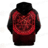 Satanic Red Art SED-0596 Hoodie & Zip Hoodie Raglan