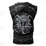 The Sigil Baphomet SED-0597 Zip Sleeveless Hoodie
