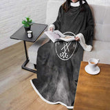 Sigil Of Lucifer 666 SED-0598 Sleeved Blanket