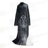 Sigil Of Lucifer 666 SED-0598 Sleeved Blanket