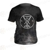 Sigil Of Lucifer 666 SED-0598 Unisex T-shirt