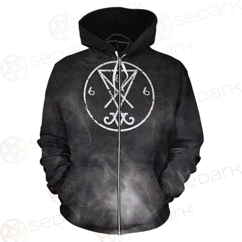 Sigil Of Lucifer 666 SED-0598 Hoodie & Zip Hoodie