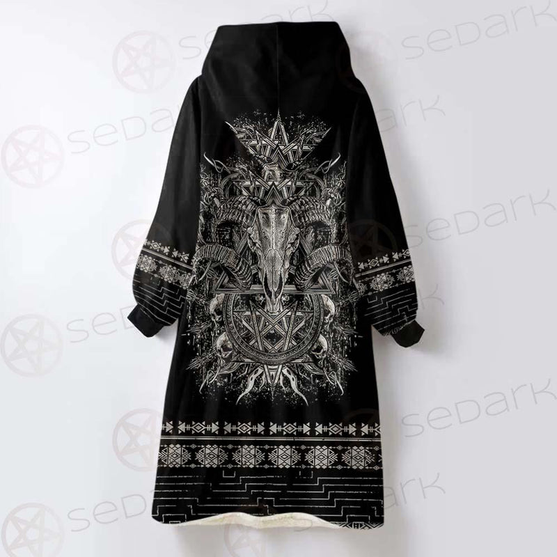 Satanic The Dark Side SED-0599 Oversized Sherpa Blanket Hoodie