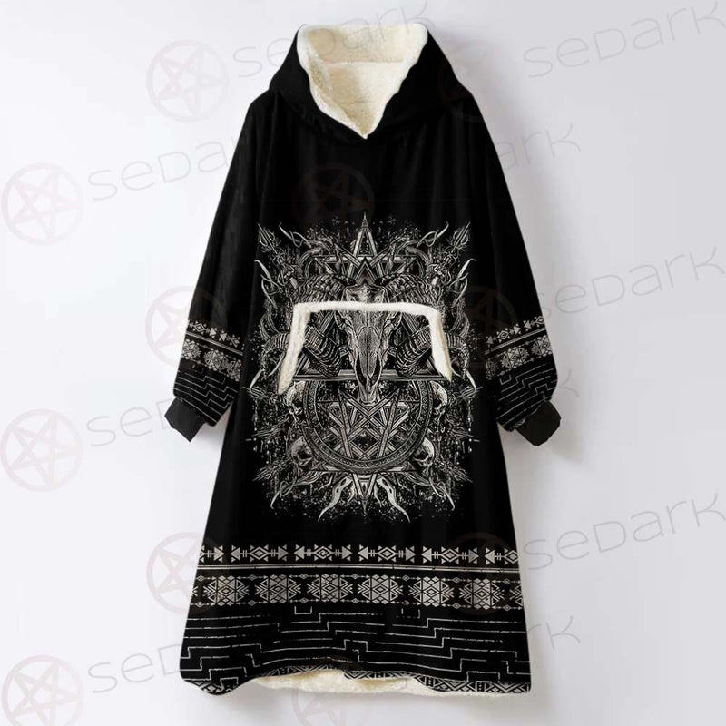 Satanic The Dark Side SED-0599 Oversized Sherpa Blanket Hoodie