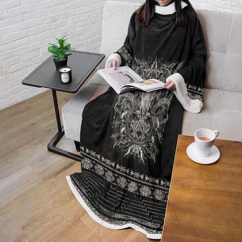 Satanic The Dark Side SED-0599 Sleeved Blanket