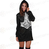 Thor Hammer Viking Pattern SED-0601 Hoodie Dress