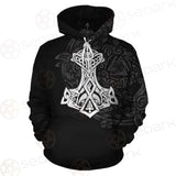 Thor Hammer Viking Pattern SED-0601 Hoodie & Zip Hoodie