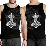 Thor Hammer Viking Pattern SED-0601 Men Tank-tops