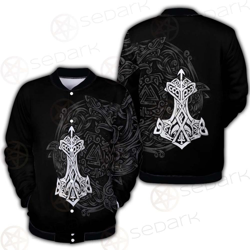 Thor Hammer Viking Pattern SED-0601 Button Jacket