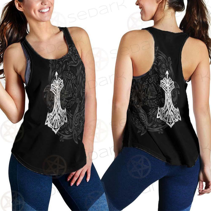 Thor Hammer Viking Pattern SED-0601 Women Tank Top