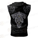 Viking Tattoo Norse Mythology SED-0602 Zip Sleeveless Hoodie