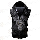 Viking Tattoo Norse Mythology SED-0602 Zip Sleeveless Hoodie