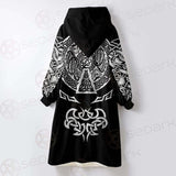 Viking Pattern SED-0603 Oversized Sherpa Blanket Hoodie