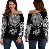 Viking Pattern SED-0603 Off Shoulder Sweaters