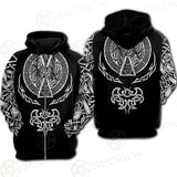 Viking Pattern SED-0603 Hoodie & Zip Hoodie Raglan