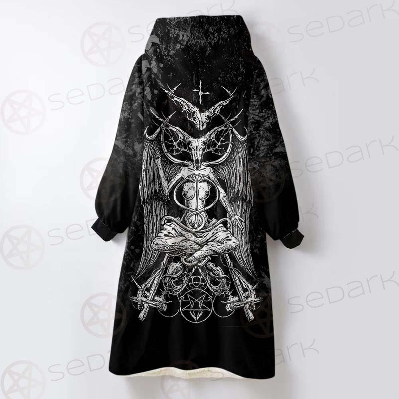 Baphomet Art SED-0604 Oversized Sherpa Blanket Hoodie