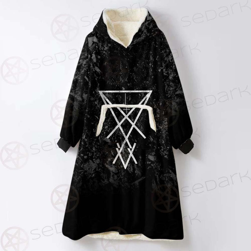 Baphomet Art SED-0604 Oversized Sherpa Blanket Hoodie