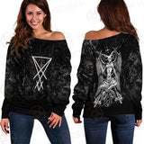 Baphomet Art SED-0604 Off Shoulder Sweaters