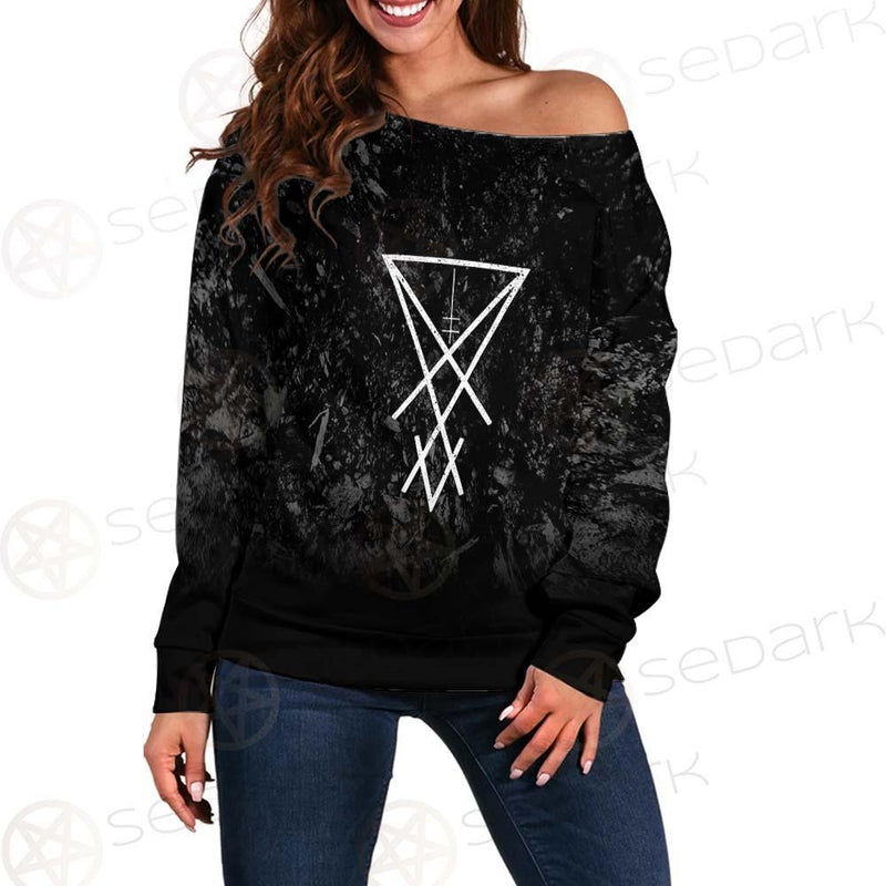 Baphomet Art SED-0604 Off Shoulder Sweaters