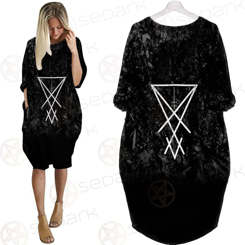 Baphomet Art SED-0604 Batwing Pocket Dress