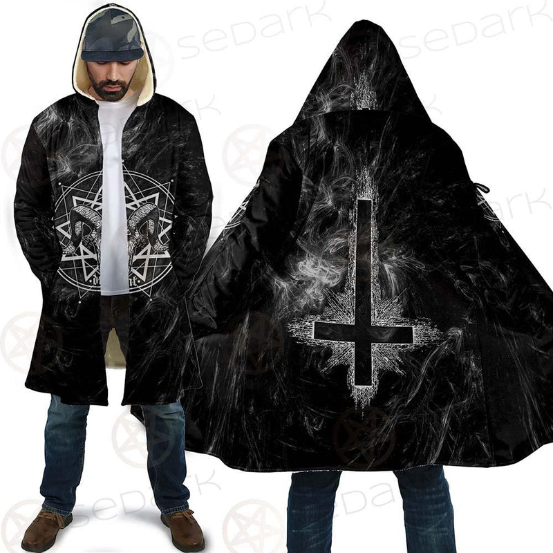 Satanic Goat Head Cross Inverted SED-0605 Cloak