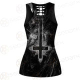 Satanic Goat Head Cross Inverted SED-0605 Women Tank Top