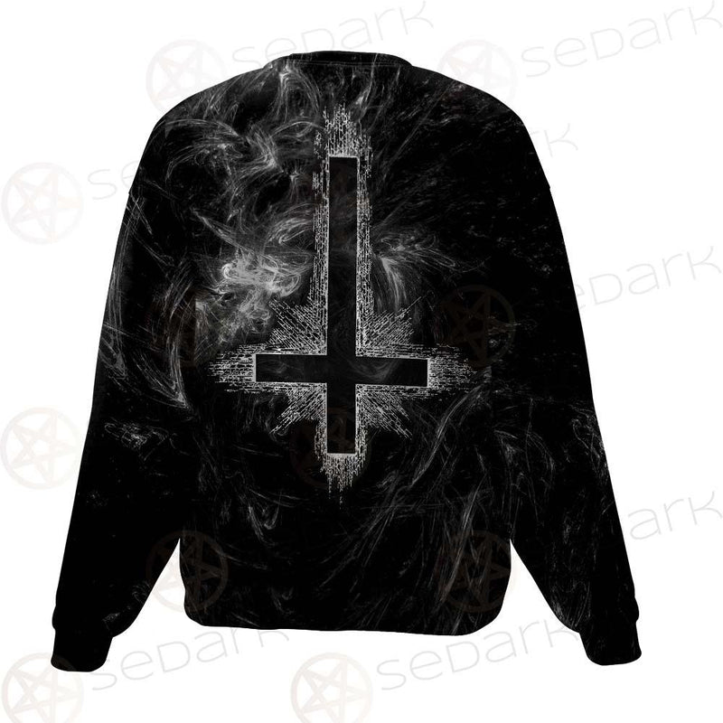 Satanic Goat Head Cross Inverted SED-0605 Unisex Sweatshirt