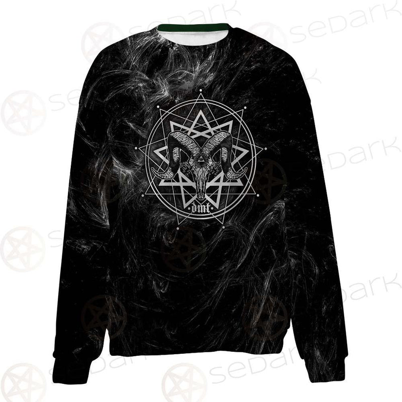 Satanic Goat Head Cross Inverted SED-0605 Unisex Sweatshirt
