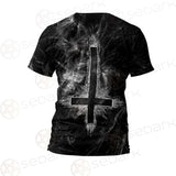 Satanic Goat Head Cross Inverted SED-0605 Unisex T-shirt