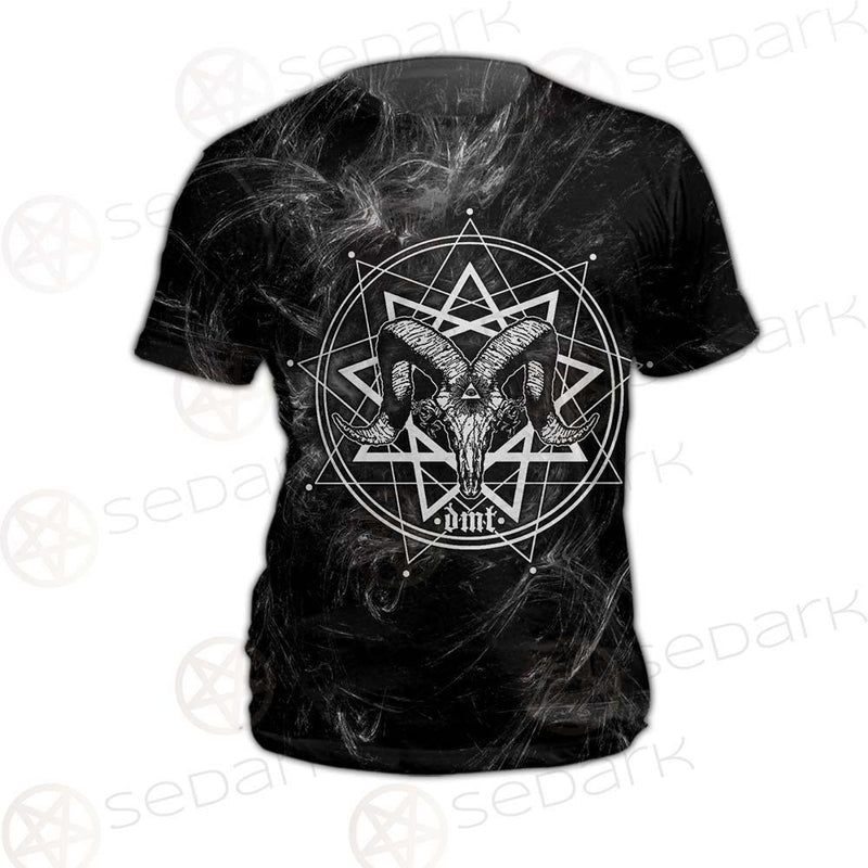 Satanic Goat Head Cross Inverted SED-0605 Unisex T-shirt