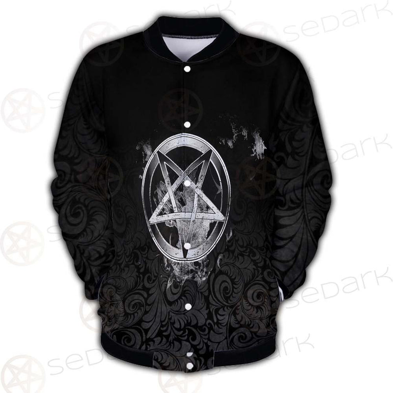 Baphoment And Satanic Symbols SED-0606 Button Jacket