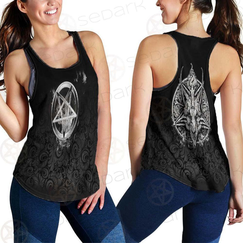 Baphoment And Satanic Symbols SED-0606 Women Tank Top