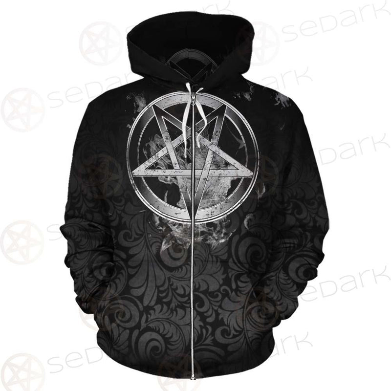 Baphoment And Satanic Symbols SED-0606 Hoodie & Zip Hoodie