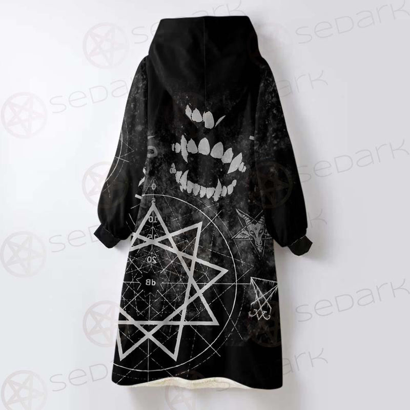 Satanic Slipknot SED-0607 Oversized Sherpa Blanket Hoodie