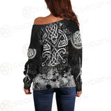 Viking Axe SED-0611 Off Shoulder Sweaters