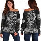 Viking Axe SED-0611 Off Shoulder Sweaters