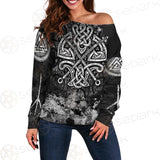 Viking Axe SED-0611 Off Shoulder Sweaters