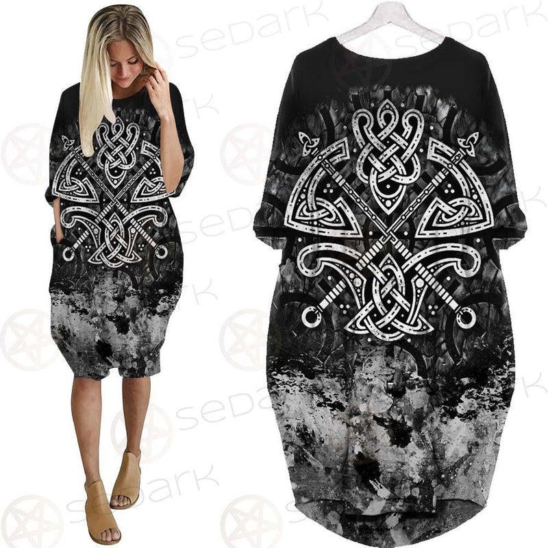 Viking Axe SED-0611 Batwing Pocket Dress