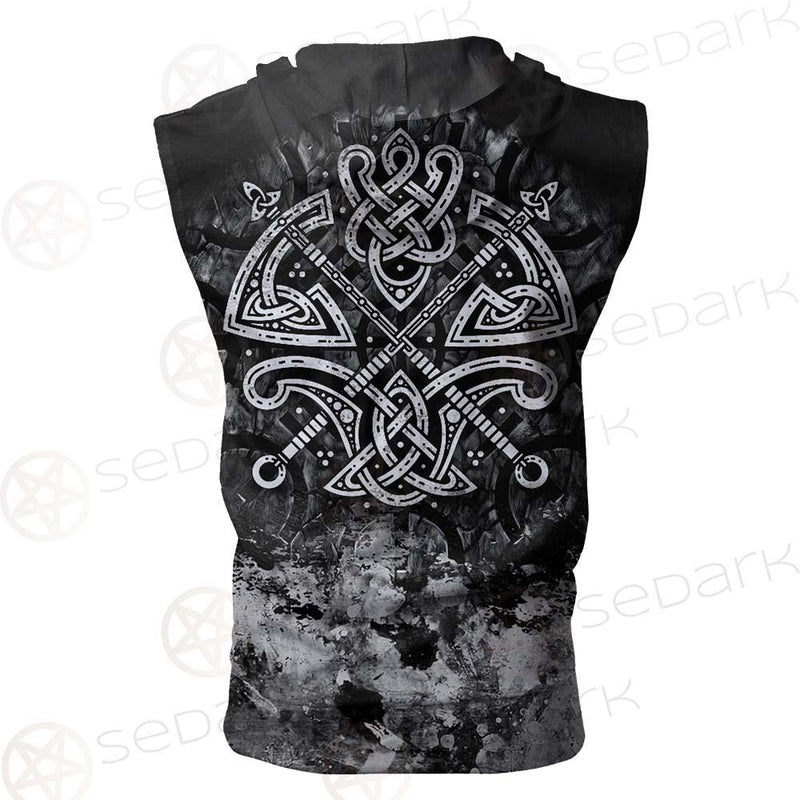 Viking Axe SED-0611 Zip Sleeveless Hoodie