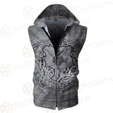 The Viking Urnes SED-0612 Zip Sleeveless Hoodie