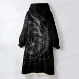 Viking Wolf Symbol SED-0613 Oversized Sherpa Blanket Hoodie