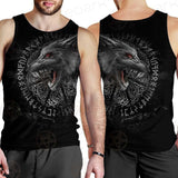 Viking Wolf Symbol SED-0613 Men Tank-tops