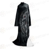 Viking Wolf Symbol SED-0613 Sleeved Blanket