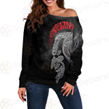 Norse Mythology Loki SED-0614 Off Shoulder Sweaters