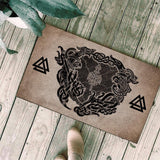 Viking Urnes And Symbol SED-0616 Door Mat