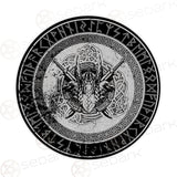 Viking Warrior Head SED-0617 Round Carpet