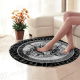 Viking Warrior Head SED-0617 Round Carpet