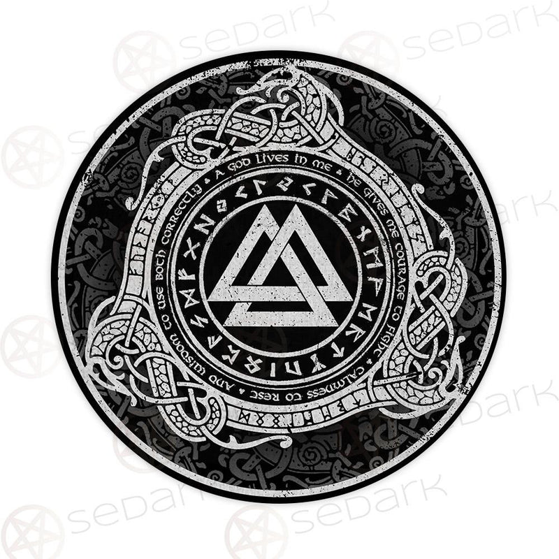 Viking A God Lives In Me SED-0618 Round Carpet